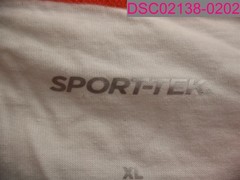 QTY=3: NWOT Sport-Tek T200 Colorblock Raglan Jersey White Deep Orange XL