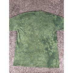 The Mountain Leopard Graphic T-Shirt XL Green Tie Dye Carol Cavalaris Big Cat T