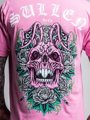 Sullen Men’s Skull Bunny 26 Short Sleeve Premium Graphic T-shirt Tattoo Easter