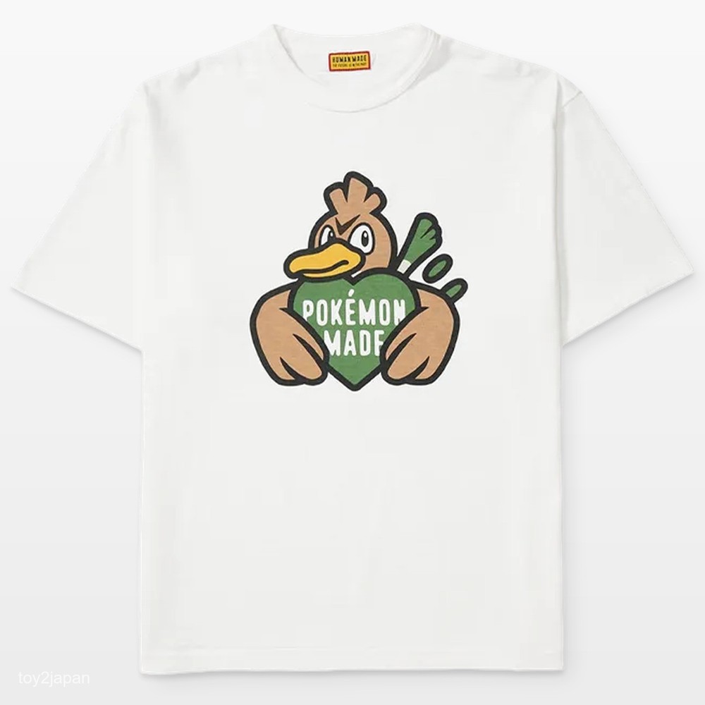 HUMAN MADE x Pokemon Made Graphic T-Shirt #2 (Kamonegi) White Short Sleeve