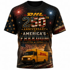 DHL 250th Anniversary America, DHL Postal Service 250th years of Freedom Shirt
