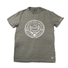 Avalanche Everest T Shirt Men Medium Gray Base Camp Graphic Hiking Big Foot