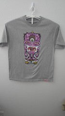 NWOT Diamond Supply Co 2000s Ace Skateboarding Mens XL Gray Monster Shirt XL207