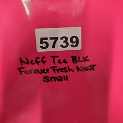 Neff Forever Fresh T Shirt Men Small Black Mountain Graphic Print Cotton Outdoor
