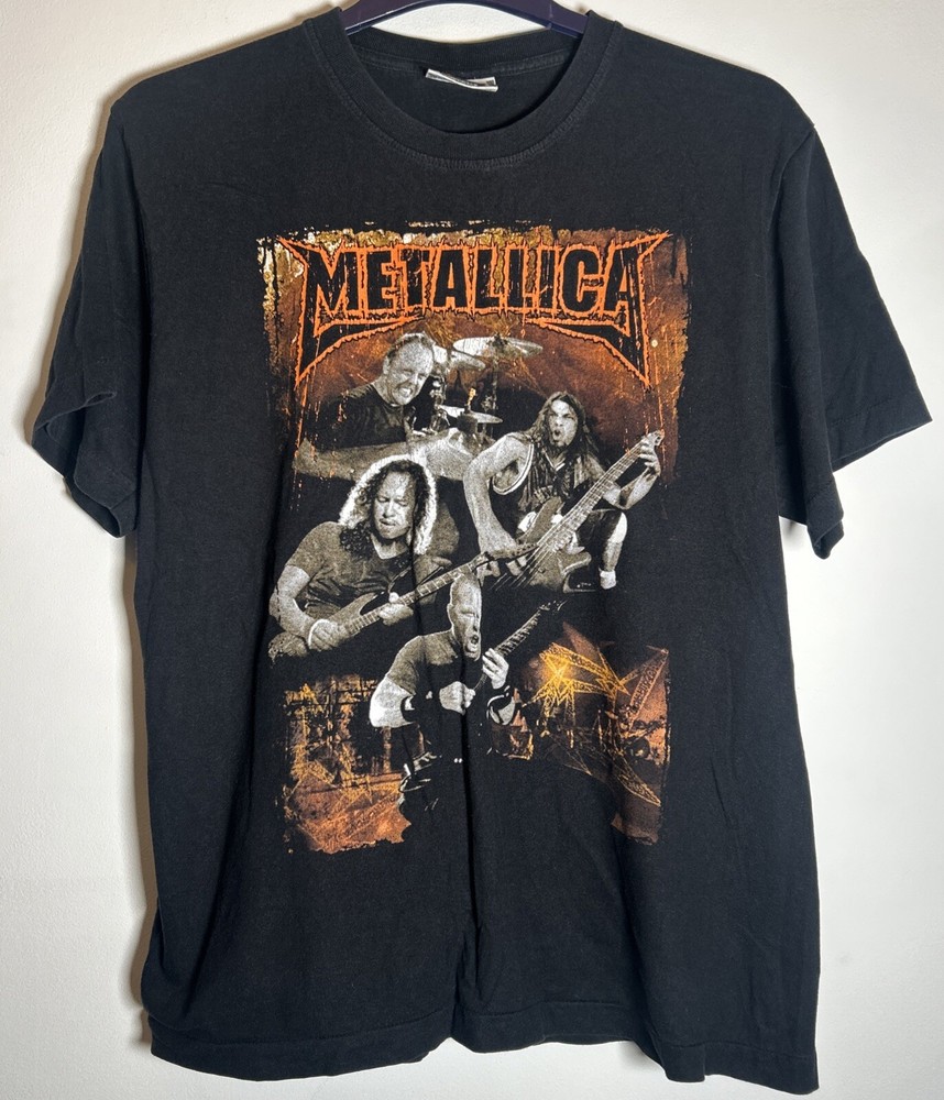 Vintage Metallica Print Rare Single Stitch T-shirt The Roxx – Size Men’s Large