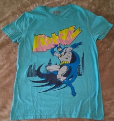 Unique Batman Graphic Shirt Size Medium. bright! Gotham City, Joker, Harley