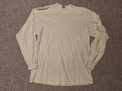 VINTAGE 90s Gap Blank Minimalist Long Sleeve Mock Neck Shirt M USA