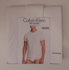 3 CALVIN KLEIN COTTON BLACK WHITE BLUE GRAY SIZE S M L XL XXL CREW NECK T-SHIRTS
