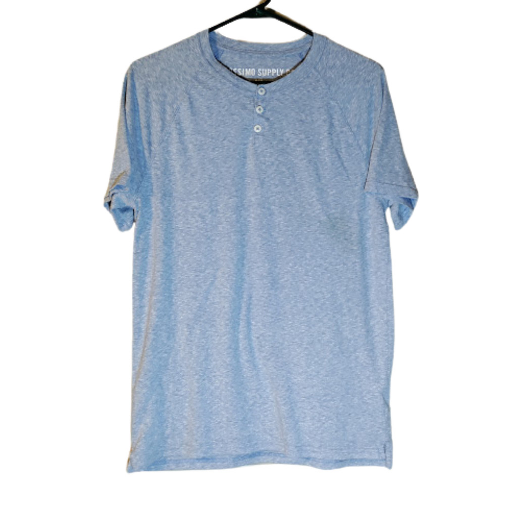 Mossimo Supply Co. Size Medium M Men’s Blue Soft Short Sleeve T-Shirt
