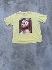 Vintage 1996 Sepultura Roots Tour Shirt Size Large Thrash Metal