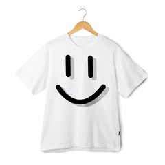 Unisex Happy Smile Emoji Graphic Tee-Y2K Style & Coffee Run Daily Wear T-Shirt