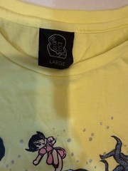 Rare Astro Boy Atom Tee T Shirt by Tezuka Production Japan Anime Yellow Large 💎