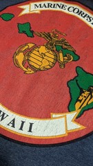 Vintage USMA Hawaii T-Shirt US Marines Military 90s Y2K
