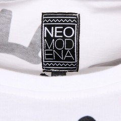 C3374 maglia uomo NEO MODENA EYES bianco/nero t-shirt men