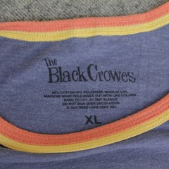 The Black Crowes T Shirt XL 2024 Stacked Two-Tone Merch Rock Concert Band Tee