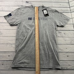 NEW 5.11 Tactical Logo Short Sleeve T Shirt Men’s Small Heather Grey