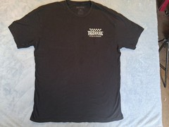 Fasthouse Mens Black Graphic Short Sleeve T-Shirt Pitted In Paradise Size XL