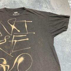 Vintage Nike 6.0 T Shirt Mens 2XL Black Graffiti Print Crew Neck Summer Wear
