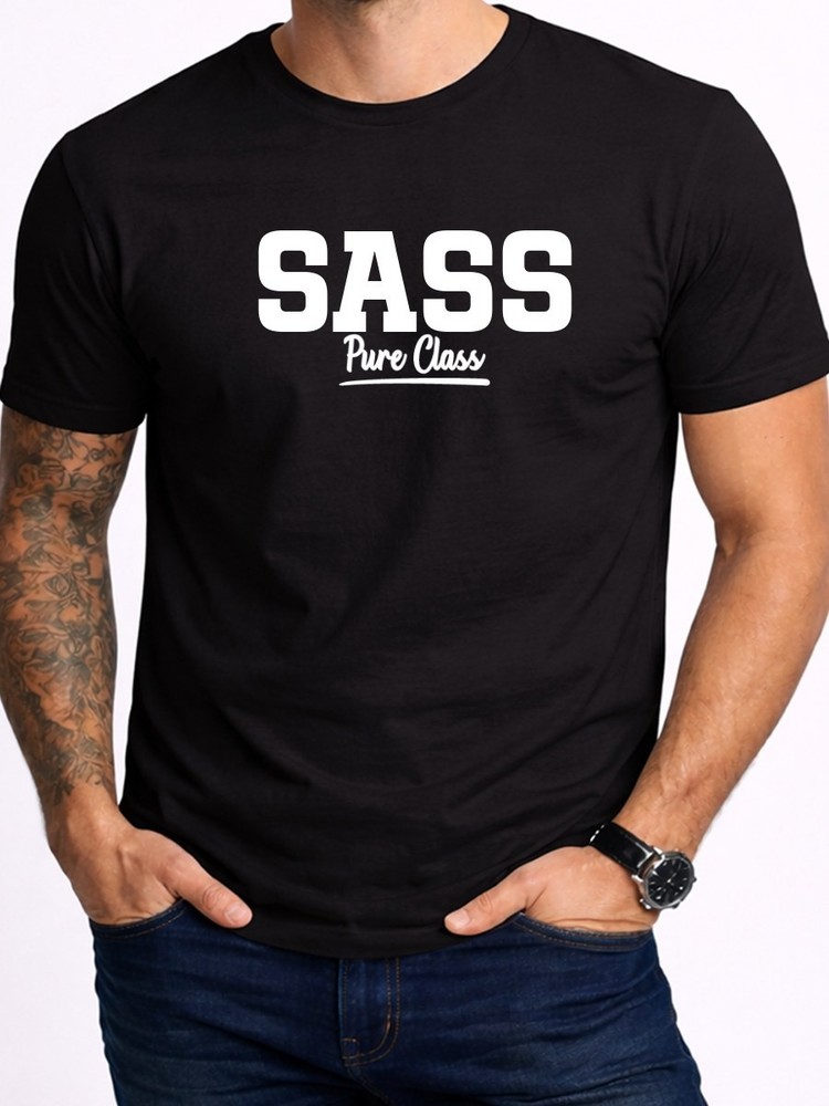 Sass Pure Class Family Name T-Shirt Birthday Gift