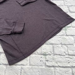 Eddie Bauer Mens Plum Waffle Knit Thermal Crew Neck Long Sleeve Shirt Large
