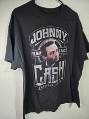 Johnny Cash T-Shirt Men’s Size XL The Man In Black Rock Country Music Artist Tee