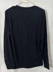 APT.9 Mens Long Sleeve T Shirt S Black Premier Flex Casual Cotton Spandex