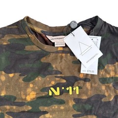 Eleven Paris Men’s Two Tone Camo Short Sleeve Tee Size M $70