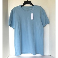 Outerknown Sojourn Tee Mens Medium Blue L Organic Cotton Short Sleeve Shirt