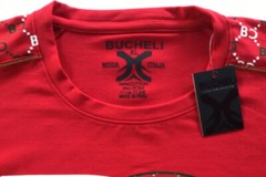 Men’s Bucheli T Shirt,Italian Style,Cotton,Slim Fit,Stretch XL….A12.