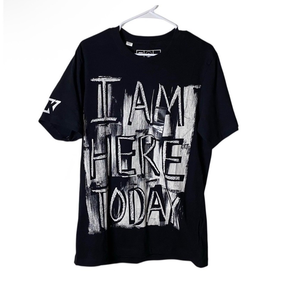 Nike True to 7 Colin Kaepernick Here Today Mens T Shirt Black Size 2XL Limited