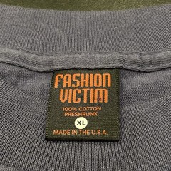 Vintage 90s Fashion Victim T Shirt Men’s XL Alien Welcome Single Stitch Made USA
