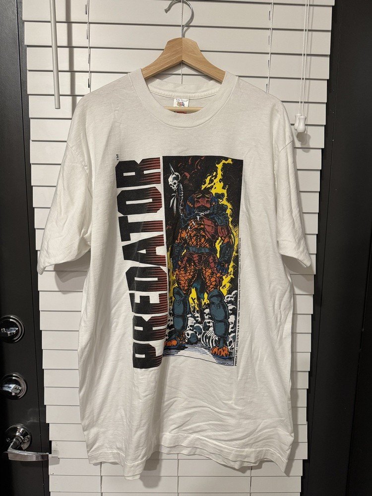 Vintage XXL Rare 1995 Predator Comic Images Dark Horse Comics Marvel DC T-Shirt