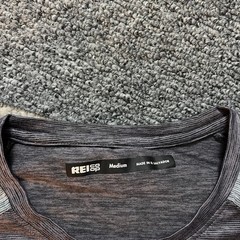 REI CO-OP PERFORMANCE T-SHIRT MENS Medium M Gray 3 Tone Color Nice!