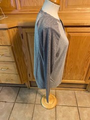 NWOT Shein Men’s Medium Long Sleeve Grey Tee T-Shirt Classic Casual Everyday