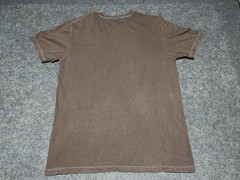 Brown Blank Comfort Colors contrast stitching Grunge Skater DIY Medium Shirt Y2K