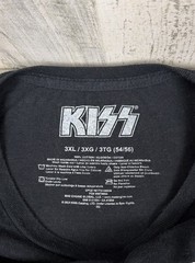 KISS Alive In 75’ Graphic T-Shirt 3XL (28”x31”)