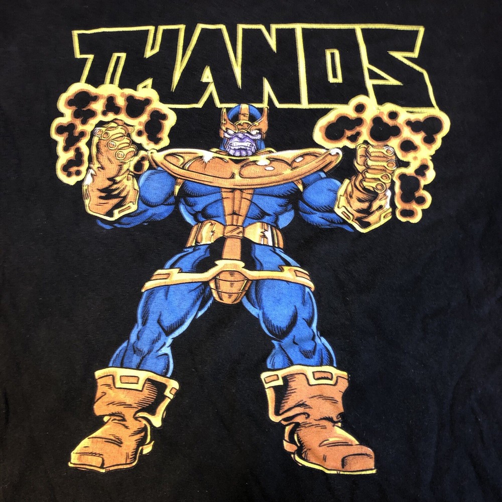 Men’s Marvel Thanos Black T-Shirt Adult Size Large