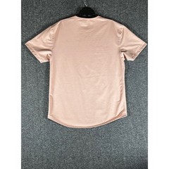BYLT Basics Drop Cut Lux T-Shirt Mens XL Clay Pink Curved Hem Short Sleeve Tee