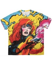 Bait x Marvel Comics Jim Lee X-Men Jean Grey All-Over Print T-Shirt Size Medium