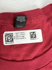 Anvil Lightweight Men’s T Shirt Red Dog Print Merry Christmas XL Short Sleeve