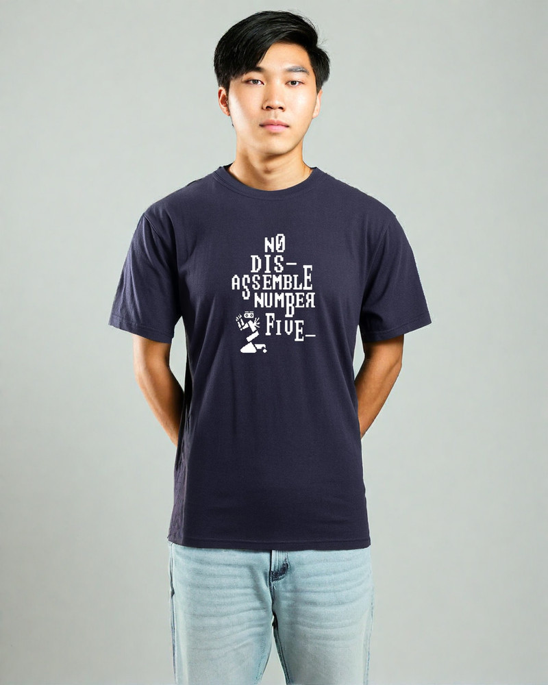 MEN WOMENS TEE TSHIRT UNISEX SHORT CIRCUIT NUMBER 5 ALIVE RETRO GIFT MOVIE 80’S