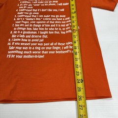Gildan Rules for Dating my Son Crazy Mother-In-Law Mens Shirt S Joke Funny Gift