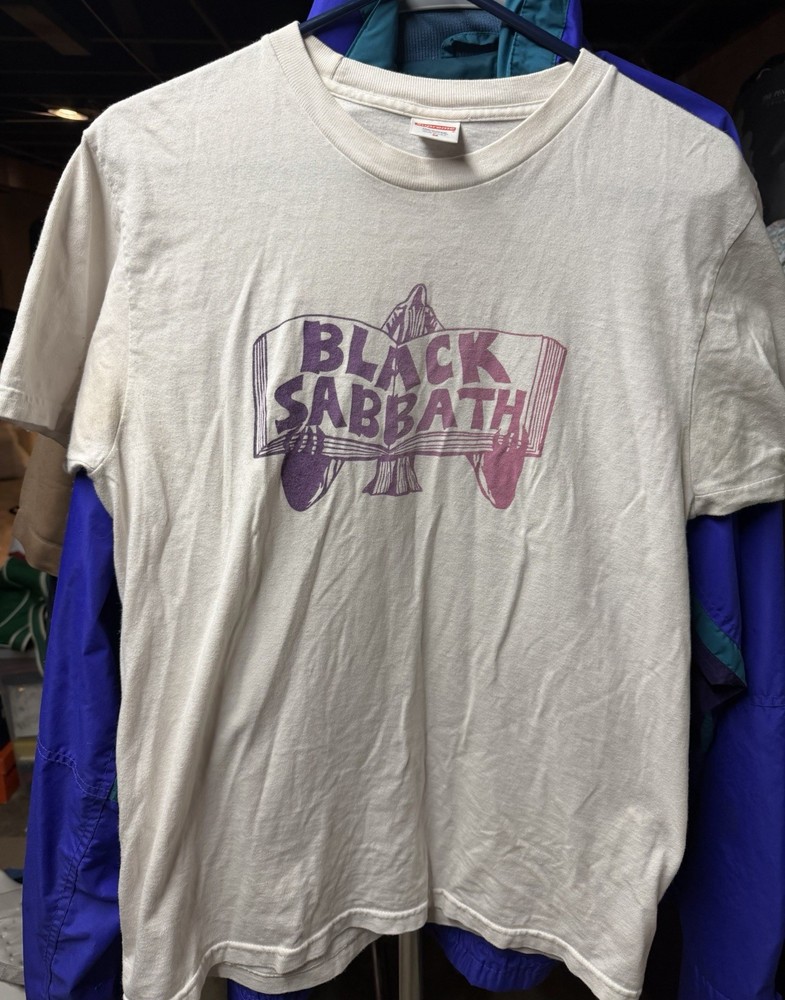 Supreme Black Sabbath 2015 OZZY White Tee Shirt size Medium