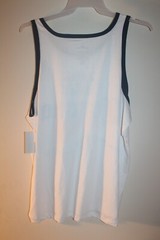 Corona Mens T Shirt M White Tank Crown Beach Sunset Contrast Trim Weekend NWT