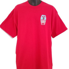 Vintage Killer Bee Honey T Shirt Mens Size XL Red 90s Tucalota Falls Hive USA