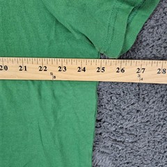 John Deere Men’s Green Embroidered Logo T Shirt XL Cotton