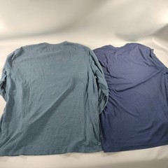 Lot of 10 Crew Neck Pull Over Long Sleeve T-shirts Mens Size M/L/XL