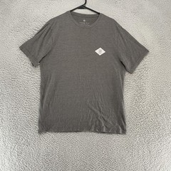 Free Fly Graphic Shirt Mens Medium Gray Sun Wave Outdoor Beach Tee Top