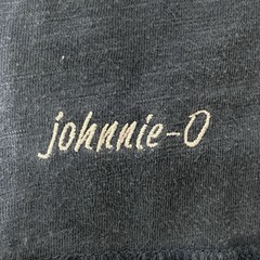 Johnnie O T Shirt Mens L Large Blue Long Sleeve Graphic Crew Neck Surfer Beach