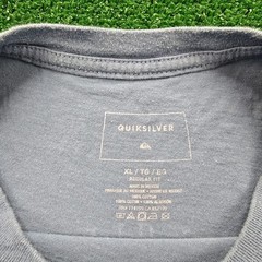 Quiksilver Tshirt Mens XL Blue Aloha Hawaii Fish Print Beach Casual Surfer